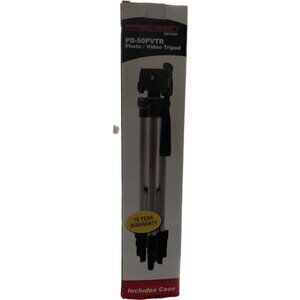 Precision Design PD-50PVTR Photo/Video Tripod With Case